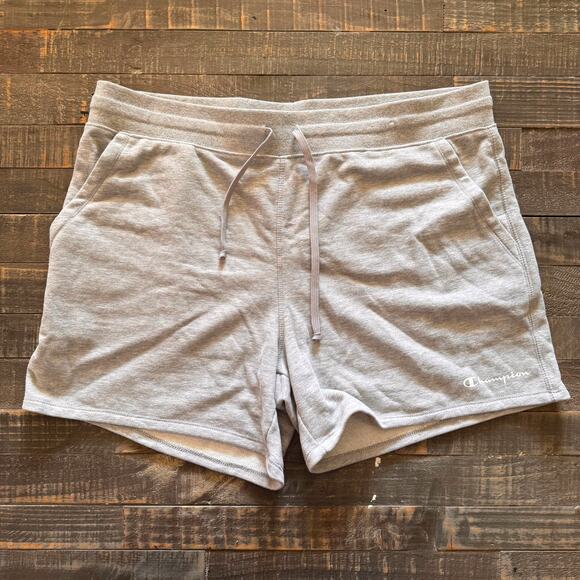 Champion Ladies' Gray French Terry Sueded Short XL - Picture 1 of 5